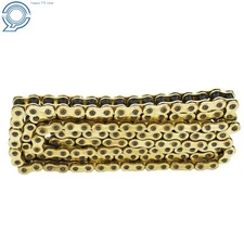 530 X 130 Gold O-Ring Drive Chain ORing 530 Pitch x 130 Links Master O Ring