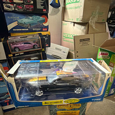 GreenLight American Muscle 1:18 1968 Ford Mustang GT Black/Gold Diecast LE