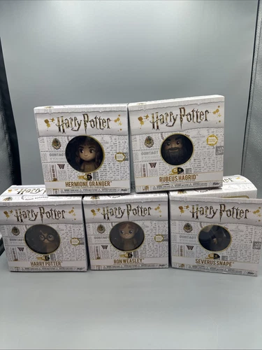 5 Funko Five Star Vinyl Figures Harry Potter, Ron, Hermione, Hagrid, Dumbledore