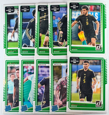 2025-26 Donruss FIFA World Cup MEXICO Complete Base Team Lot (10) Mora, Gimenez