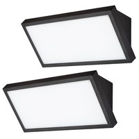 Rabalux Rapla2 Led-AußEnwandleuchte 2Er-Set 18W IP65, 2700-6500K, Schwarz