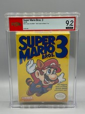 Super Mario Bros 3 Nintendo NES Oval SOQ Sealed New PSA 9.2 A Graded