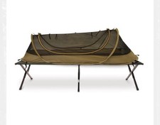 USMC Catoma Bed Net USGI One Man Tent Coyote Pop Up Lightweight Hiking Camping