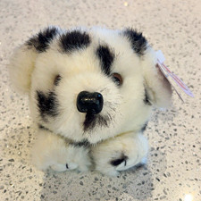 Vintage 1994 Swibco Puffkins Cinder Dalmatian Plush With Tags 6/30/97