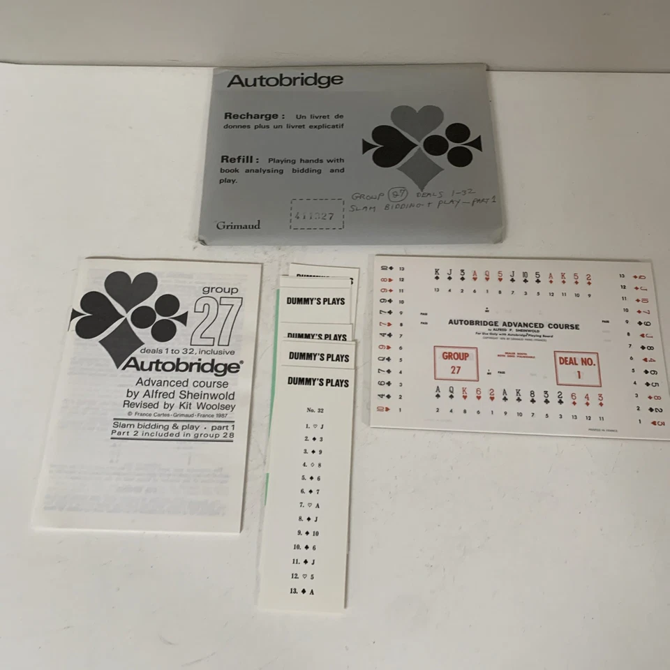 Autobridge Advanced Course Contract Bridge by Alfred Sheinwold Grimaud - Image 4 of 4