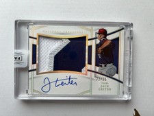 2023 National Treasures JACK LEITER RC Material Auto Gold 22/25 Jersey Number!