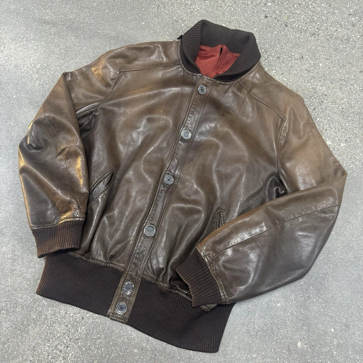 ジャケット・アウター [colors] Hermes Jacket [VINTAGE] Jaqueline Ferrar Red Satin Hermes Style Print Bomber Jacket, 1980s