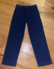 RALPH LAUREN BOYS NAVY BLUE CHINO PANTS SIZE 6 EXCELLENT COND LD