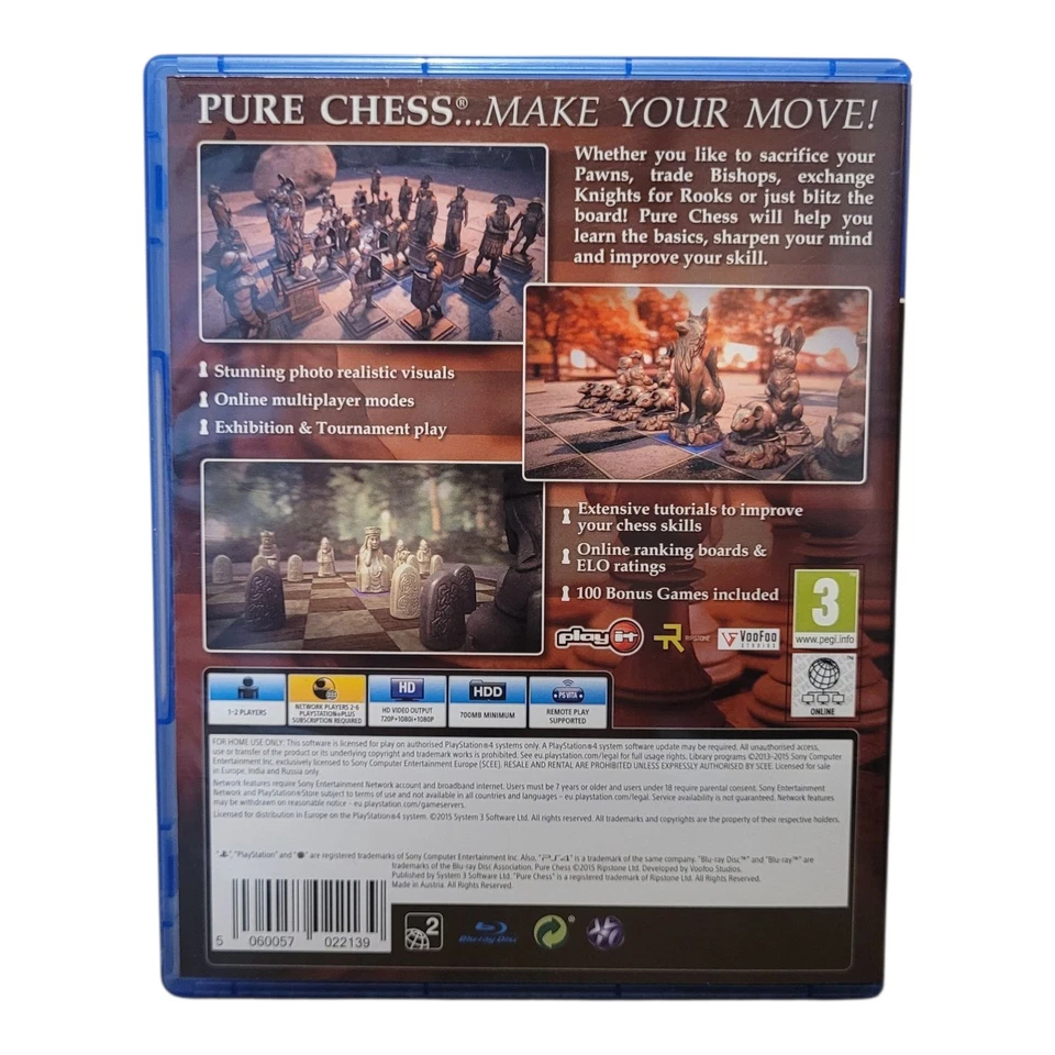 Pure Chess PS4 Excellent Condition PS5 Compatible - Image 2 of 2
