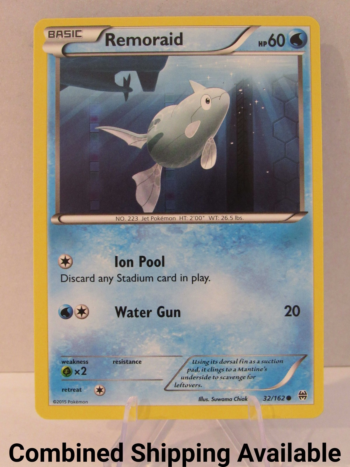 Remoraid (32) 32/162 XY - BREAKthrough NM English 16634