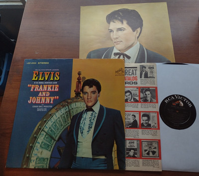 USA!!! Ex ElVIS PRESLEY Frankie And Johnny 1966 w/ PHOTO LP