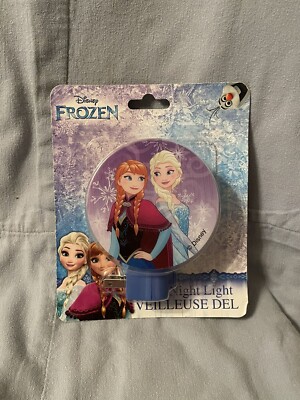 NEW Walt Disney Frozen Anna & Elsa LED Night Light - 0.3 Watts 120 Volt