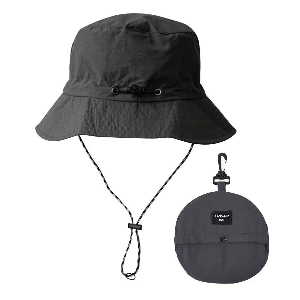 Bucket Hat for Men Women Sun Protection Rain Hats Waterproof Outdoor Safari W...-image