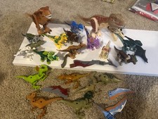 LEGO Dinosaur Lot Figures T-Rex Triceratops V...