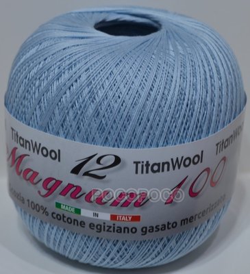 Pelote Laine Pur Coton Titanwool Magnum 100g - Titre 3, 272 Mètres, Fil D’Écosse égyptien