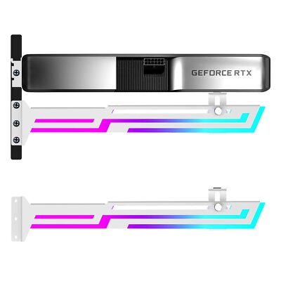 ARGB GPU Support Bracket RGB GPU Brace Support 5V 3Pin addressable GPU Holder...