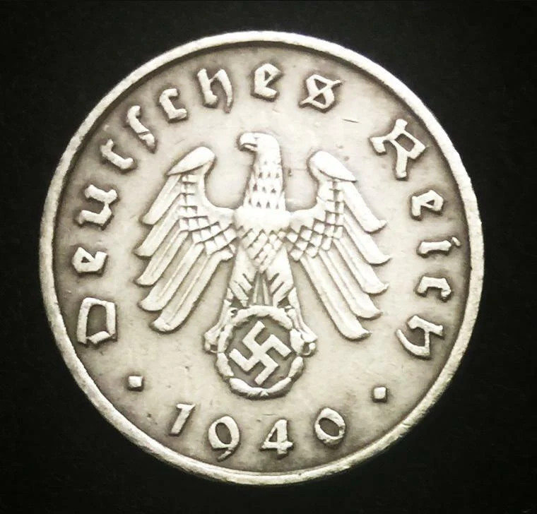 WWII Authentic Rare German Coin 1 Rp Zinc Hold a Piece of History In Your Hands