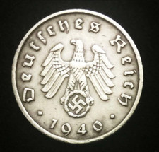 WWII Authentic Rare German Coin 1 Rp Zinc Hold a Piece of History In Your Hands