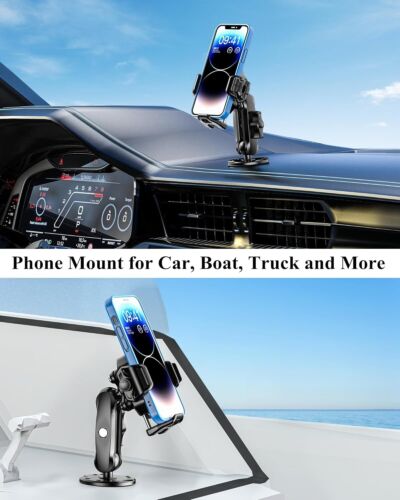 Advanced Anti-Theft Phone Mount with Vibration Dampener - Fits 5.4-7.2'' Phones - Picture 4 of 11