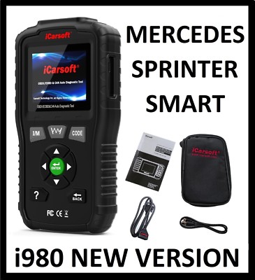 MERCEDES BENZ SPRINTER Diagnostic Scanner Tool OIL RESET iCarsoft MB V1.0 i980
