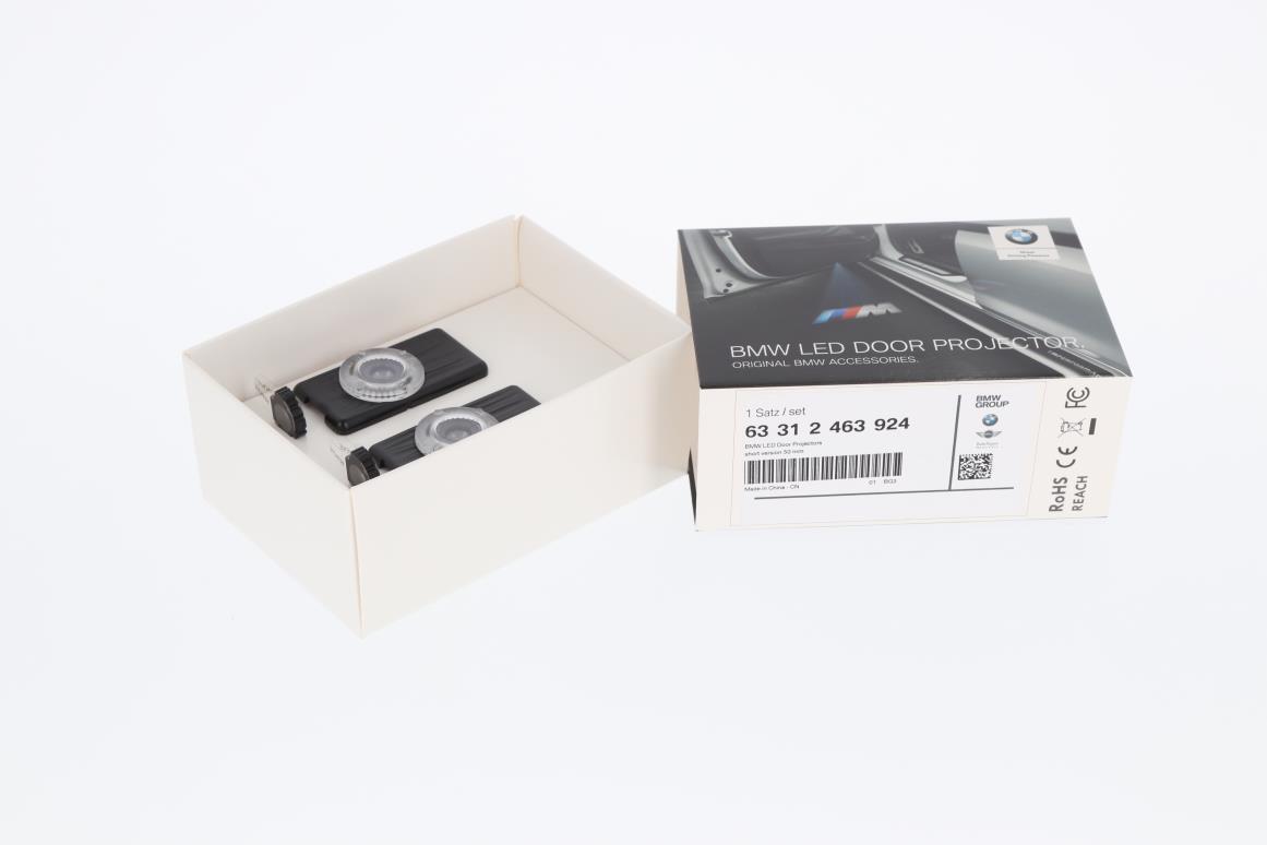 BMW Genuine LED Door Projectors x 2 50mm M Logo 63312463924 | eBay 