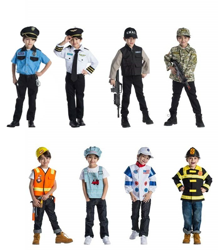 Dress up America Boys' Fire Chief Role Play Set Costume for sale