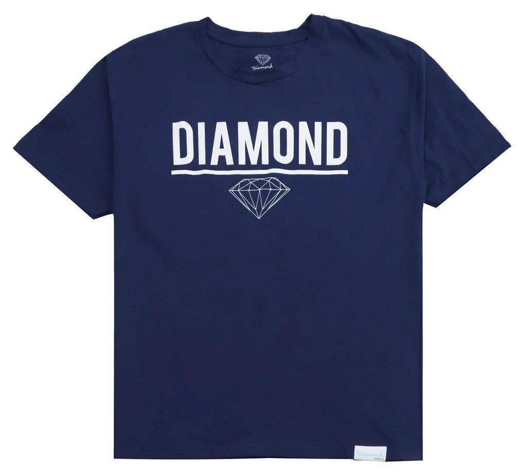 【CPGN STUDIO】Diamond Logo Short Sleeve T-shirt Diamond Supply Co. Men's T-Shirt Logo Graphic Short Sleeve
