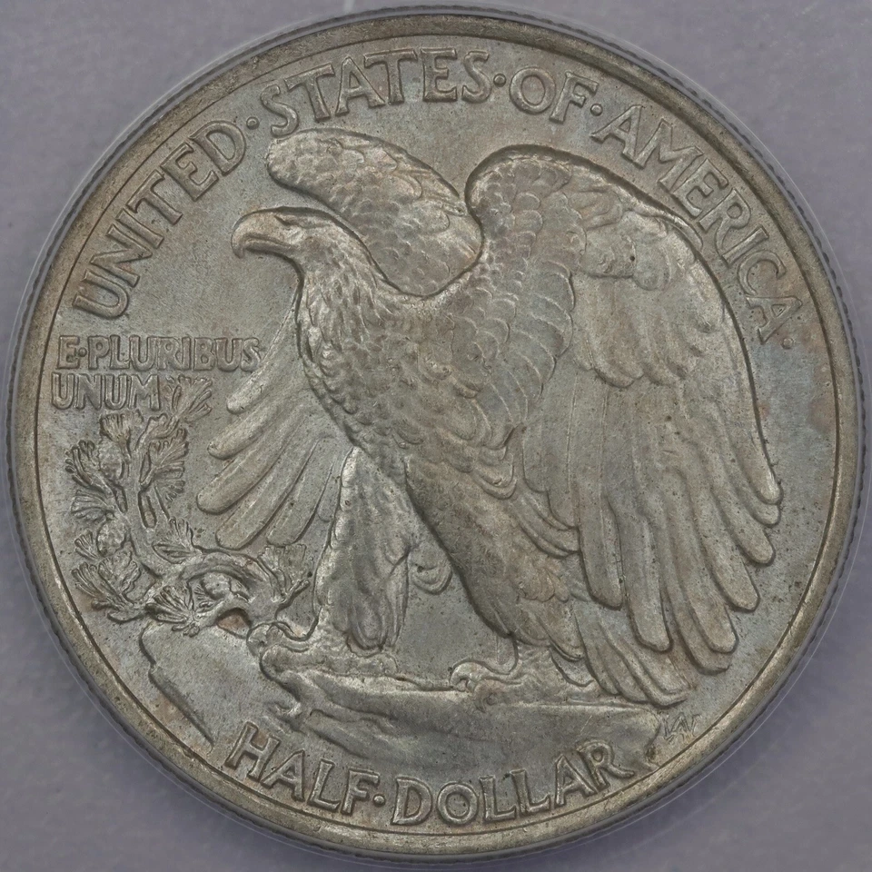 1943 50c Walking Liberty Half Dollar - ANACS MS 64 - Image 2 of 4