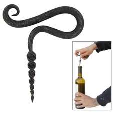 Hand Forged Elegant Wine Corkscrew Vintage Iron Steel Barware Rustic finish