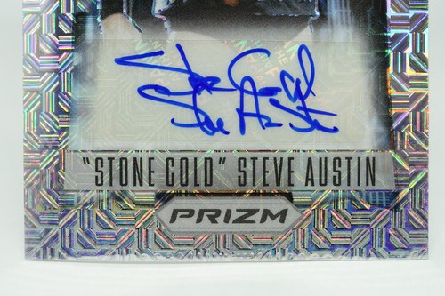 2023 Panini Prizm Stone Cold Steve Austin 2/25 MOJO Throwback Auto TB-SCA - RARE - Picture 3 of 5