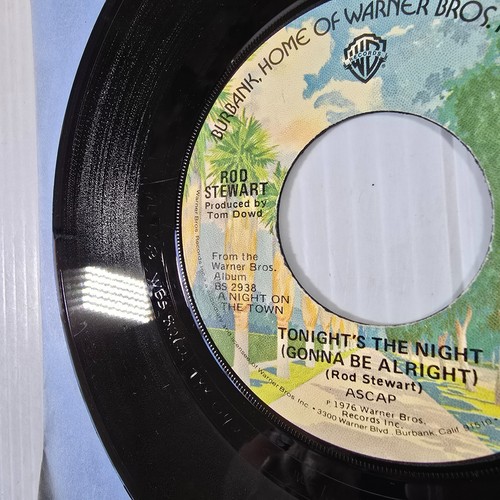 ROD STEWART TONIGHT'S THE NIGHT/FOOL FOR YOU WBS-8262 45 RECORD - Picture 2 of 4