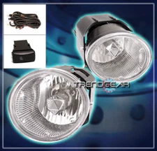 BUMPER FOG LIGHTS LAMPS CHROME FOR 2001-2004 FRONTIER/XTERRA/2000+ SENTRA/MAXIMA