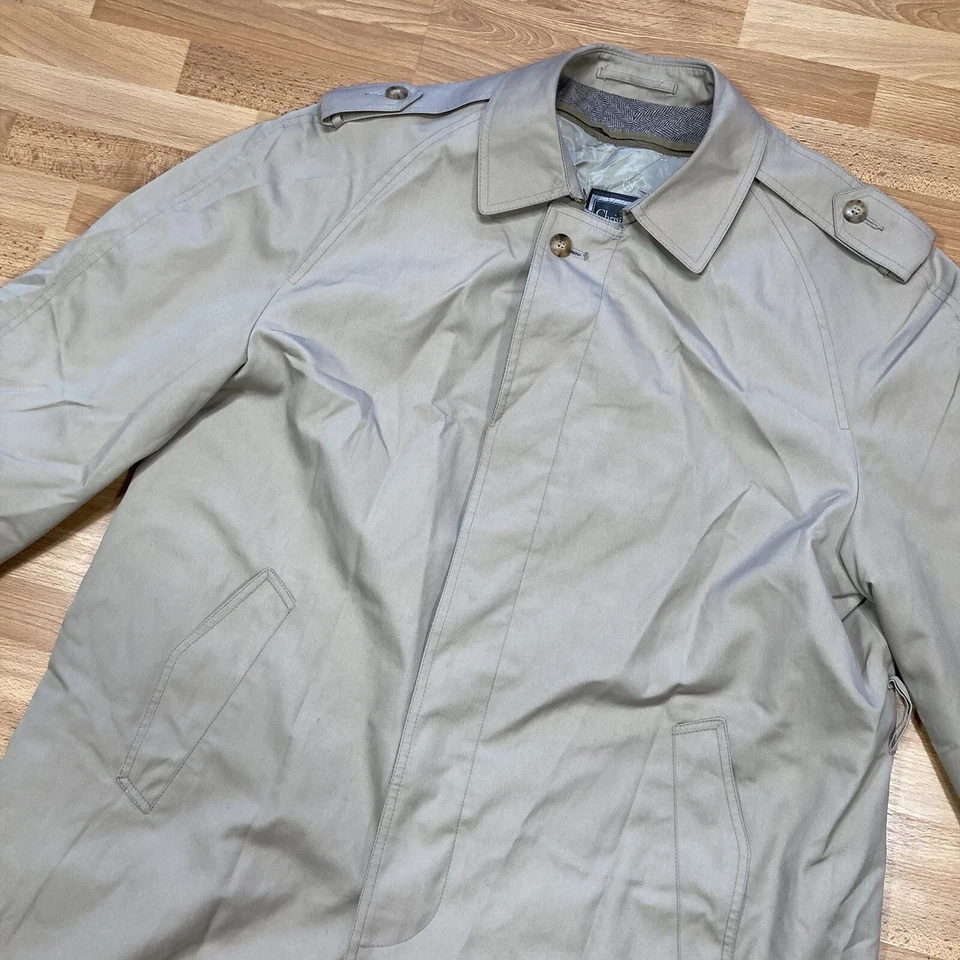 Dior пальто XL винтажный 80-х 90-х Christian Saks Fifth Avenue с подкладкой Тренч - Изображение 2 из 4