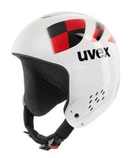 Uvex Enfants Casque de Ski Jump Blanc XS 53-54cm Option Compétition pour