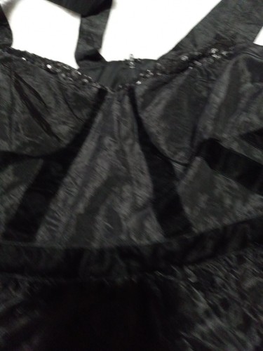 NWT Batman Black Prom/Formal/Bridal Dress Medium Hot Topic Brand DC Comics - Picture 6 of 15