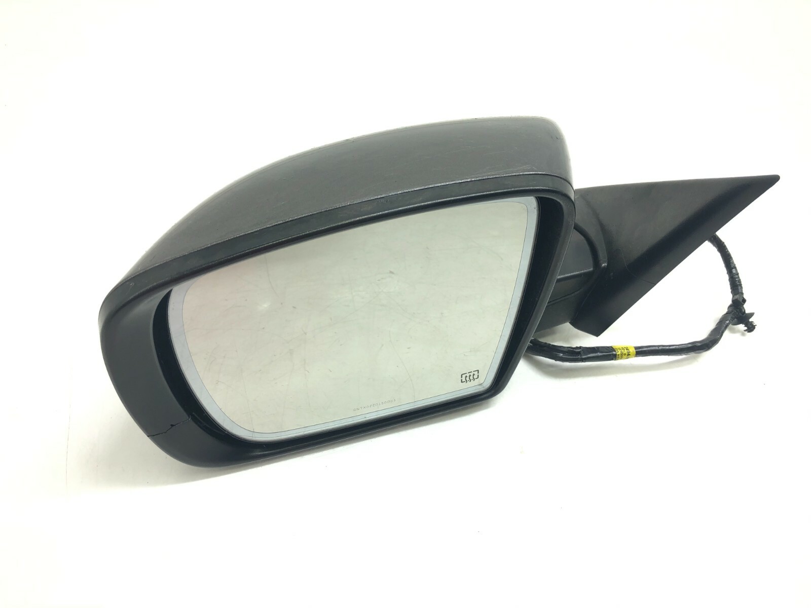 2014-2017 MASERATI GHIBLI LEFT DRIVER SIDE DOOR MIRROR OEM GRIGIO MARATEA METAL.
