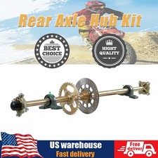 44" Rear Axle Hub Kit Brake Caliper Sprocket Bearing For Go Kart ATV Quad Buggy