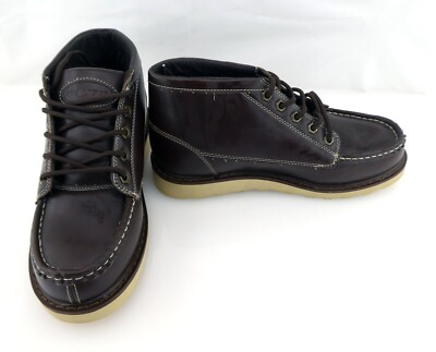 lugz dress shoes Mens Size 13 Black toe constructed upper for a classic workwear look Lugz Shoes MENTV369 Leather Moctoe