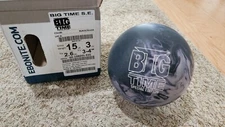 Ebonite Big Time Special Edition Bowling Ball 1st Quality | 15 Pounds | 3-4" Pin