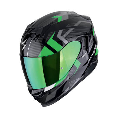 Integralhelm SCORPION EXO-520 EVO AIR SENSUS Schwarz Grün