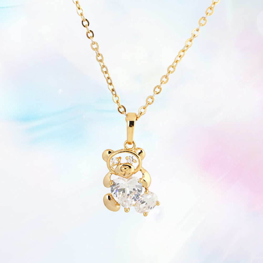 Erdbeer Chili Halskette - Verstellbare Mehrschicht Perlenkette