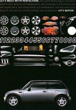2002 VINTAGE PRINT AD - MINI - MINI COOPER BMW --BUILD YOUR OWN DETAIL STICKERS