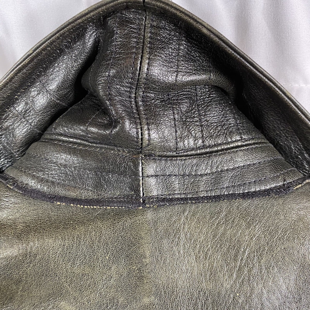 Vintage European 1940/50s Double Breasted Leather Jacket | eBay