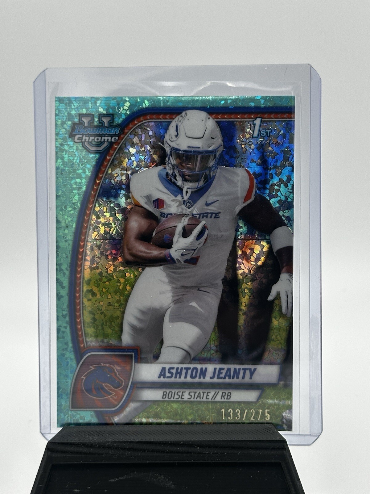 2024 Bowman U Chrome Aqua Mini-Diamond Refractor Ashton Jeanty #17 133/275