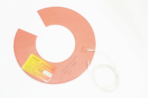 10" Outer Diameter 4 13/16" Inner Diameter 400W Cutout C Shape Silicone Heater - Picture 6 of 12