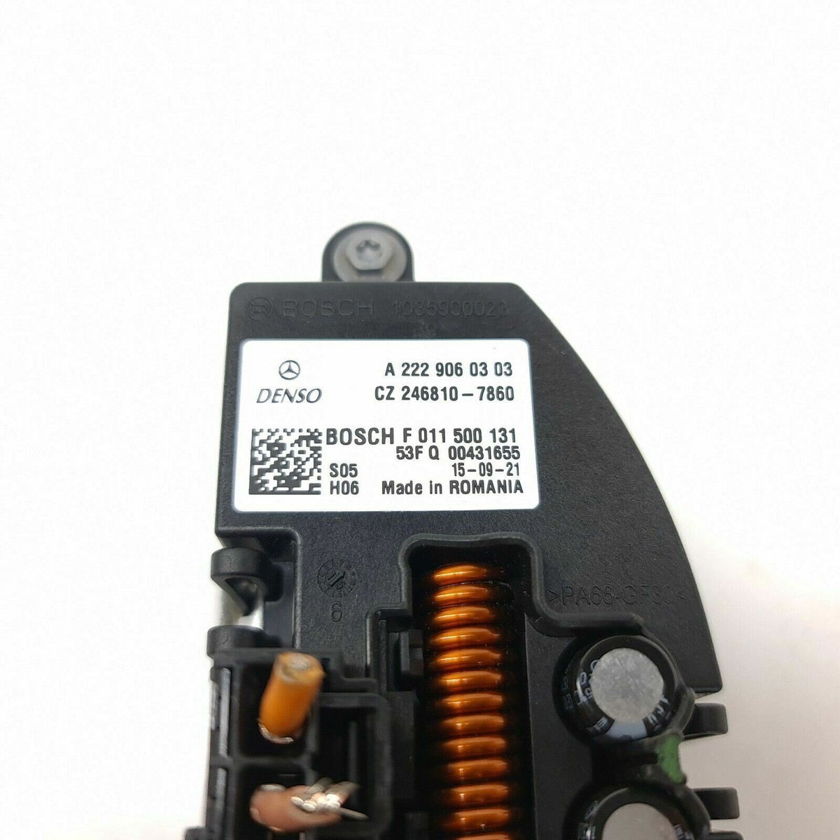 MERCEDES-BENZ A-CLASS W176 Heater Blower Resistor A2229060303 | eBay 