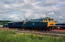 Original Railway Slide: Class 35 Diesel D7017 at Merehead Quarry 1998  43/125/93