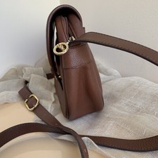Vintage Crossbody Leather LONGCHAMP Bag Tasche Leder Braun