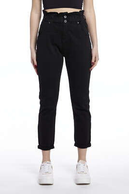 ITALY  3D Denim JEANS  schwarz GR.L  3D- 1217  Italy