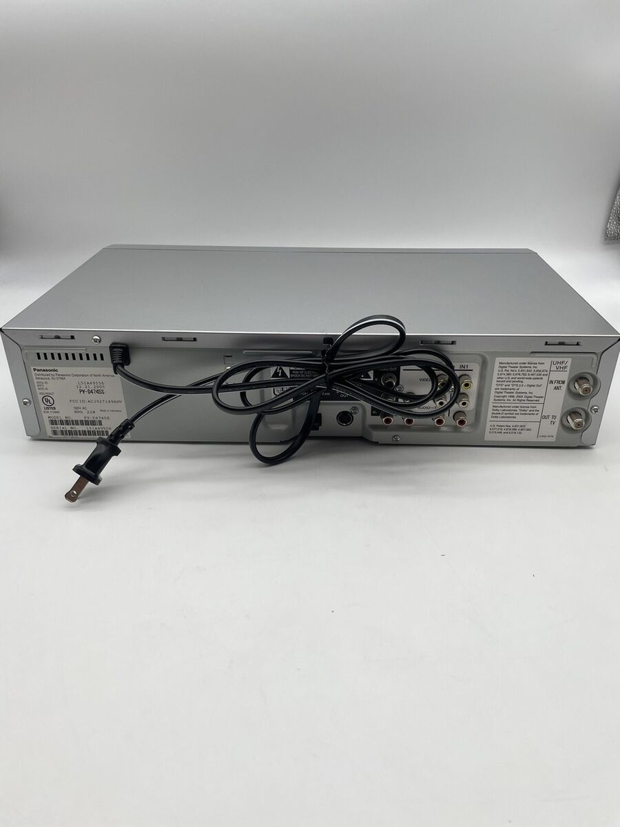 Panasonic PV-D4745S DVD VCR Combo Player 4 Head HiFi VHS Panasonic PV-D4745S DVD VCR Combo Player 4 Head HiFi VHS
